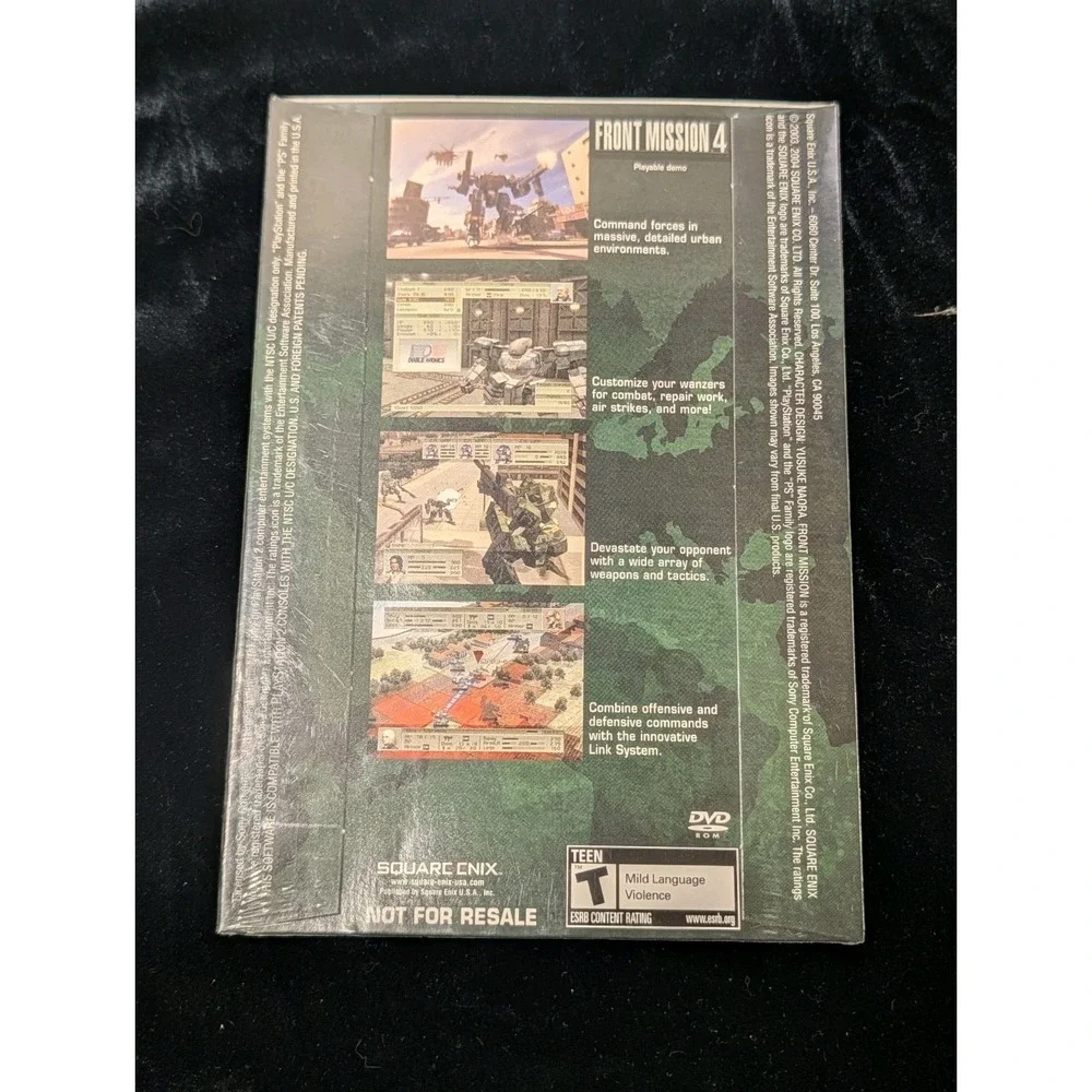 Square Enix Sampler‎ Front Mission 4 Demo Disc PS2 (Playstation 2) NEW | SEALED